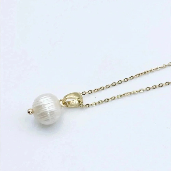 Freshwater Pearl Bead Necklace - Picture 3 of 8